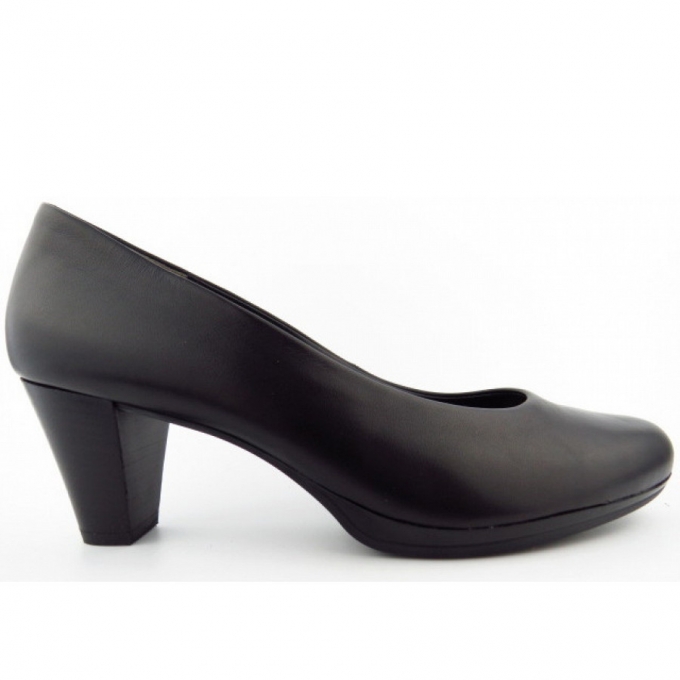 Paul Green Kalbleder schwarz Pumps in schwarz