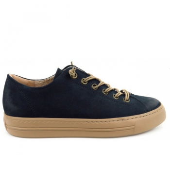 Paul Green old Nubuk space Sneaker low in 8 Blau