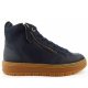 Paul Green Sportnubuk space ZIP Sneaker high in Blau