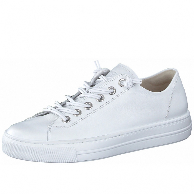 Paul Green Sneaker in white silver