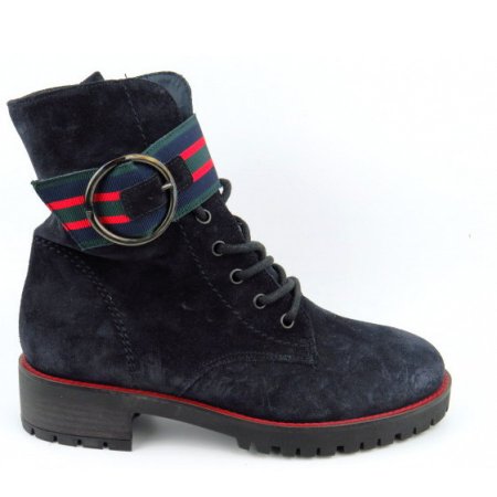 Paul Green Soft Suede ocean Boots in ocean