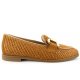 Paul Green Rafia Velour camel Slipper in Mittelbraun Paul Green Rafia Velour camel Slipper in Mittelbraun