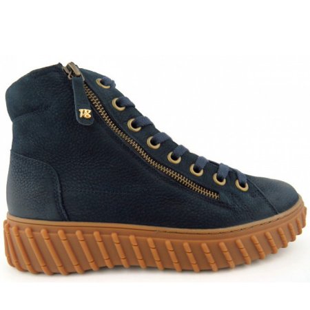 Paul Green Grained Nubuk Ocean Stiefelette in 03 Blau Paul Green Grained Nubuk Ocean Stiefelette in 03 Blau