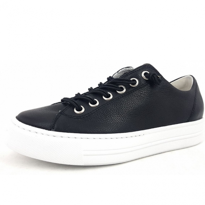 Paul Green Sneaker low in 263 Black/White