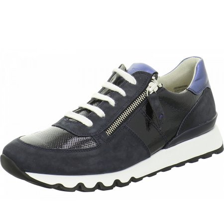Paul Green Nubuk/Lack schwarz Soft Sneaker in schwarz Paul Green Nubuk/Lack schwarz Soft Sneaker in schwarz