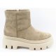 Paul Green Soft Suede grain Stiefelette in Beige Paul Green Soft Suede grain Stiefelette in Beige
