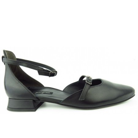 Paul Green Softnappa Ballerina in Schwarz
