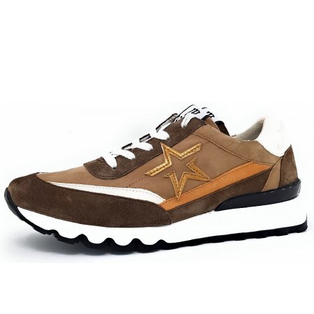 Paul Green Schnürer in braun/beige