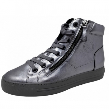Paul Green Sneaker high in clay metalic