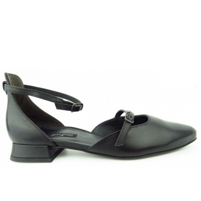 Paul Green Softnappa Ballerina in Schwarz