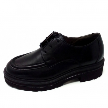 Paul Green Classic Calf Black Schnürer in schwarz