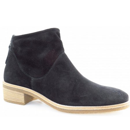Paul Green Royal Suede schwarz Stiefelette in schwarz
